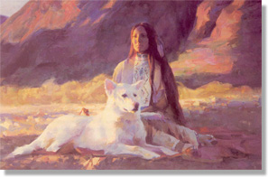 Woman Who Dreamed of White Wolf